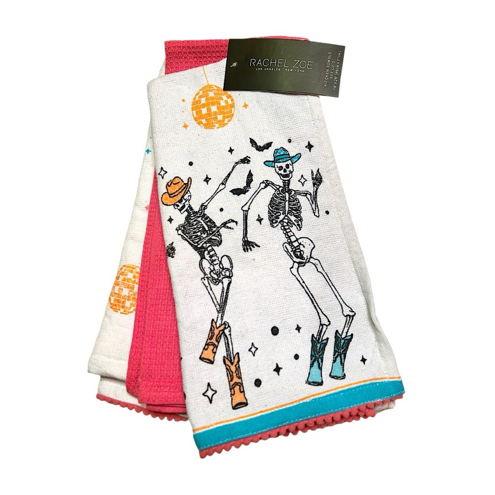 Rachel Zoe Set of 3 Kitchen Towels